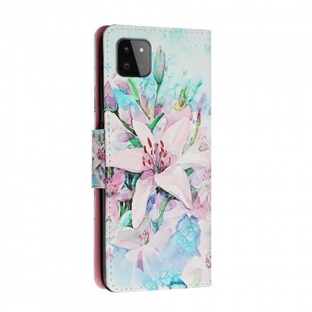 Folio Deksel Til Samsung Galaxy A22 5G Floral Series