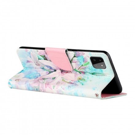 Folio Deksel Til Samsung Galaxy A22 5G Floral Series