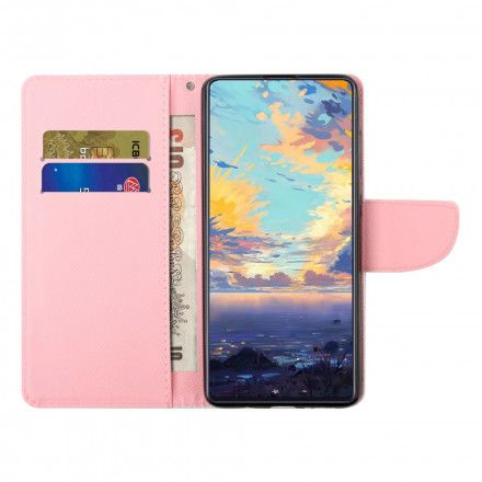 Folio Deksel Til Samsung Galaxy A22 5G Floral Series