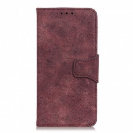 Folio Deksel Til Samsung Galaxy A22 5G Vintage Split Leather