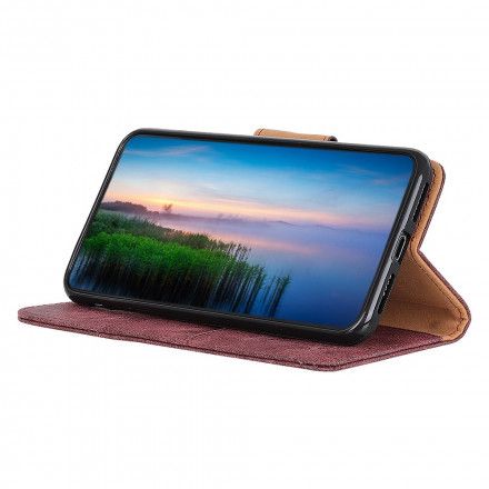 Folio Deksel Til Samsung Galaxy A22 5G Vintage Split Leather