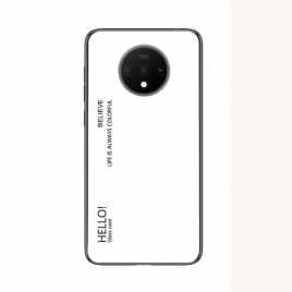 Deksel Til OnePlus 7T Hei Herdet Glass