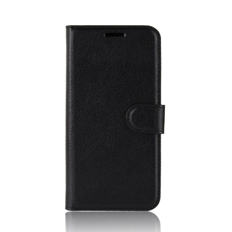 Folio Deksel Til OnePlus 7T Premium Litchi-skinnstil