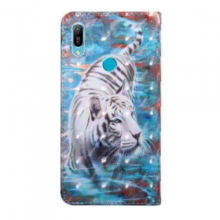 Folio Deksel Til Huawei Y6 2019 / Honor 8A Tiger I Vann