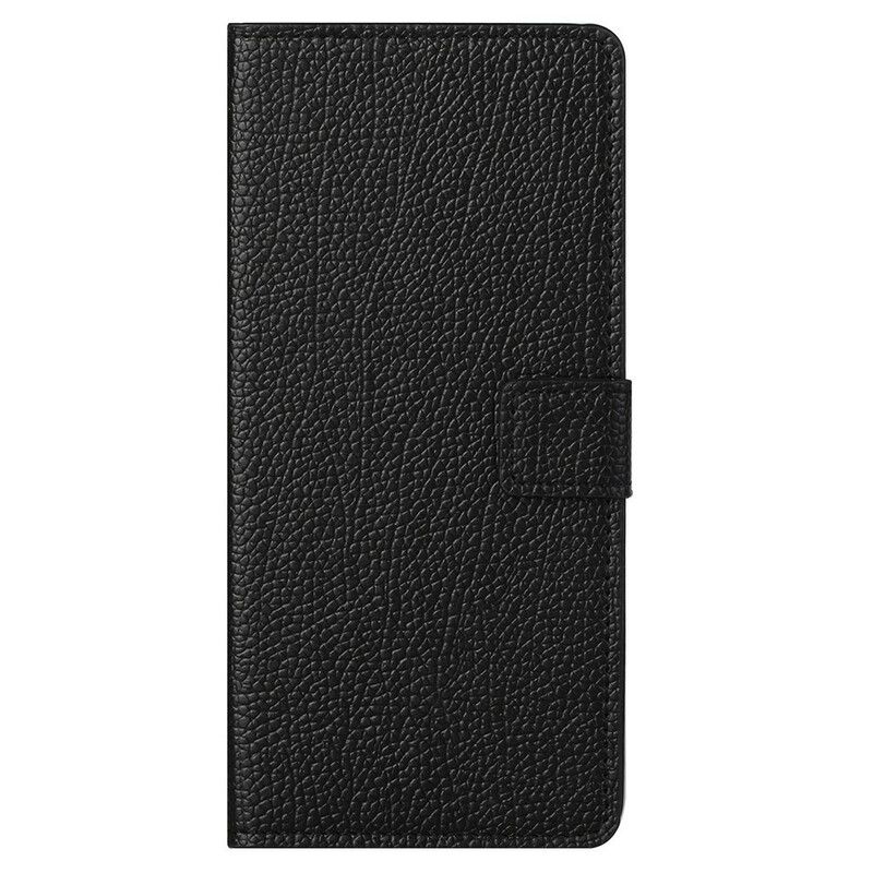 Folio Deksel Til OnePlus Nord CE 5G Litchi Grain Leather Effect