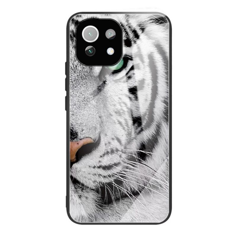 Deksel Til Xiaomi Mi 11 Lite 5G NE / Mi 11 Lite 4G / 5G Tiger Herdet Glass