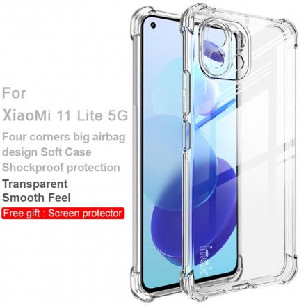 Deksel Til Xiaomi Mi 11 Lite 5G NE / Mi 11 Lite 4G / 5G Transparent Silkeaktig Imak