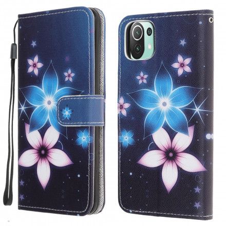 Folio Deksel Til Xiaomi Mi 11 Lite 5G NE / Mi 11 Lite 4G / 5G Blomster