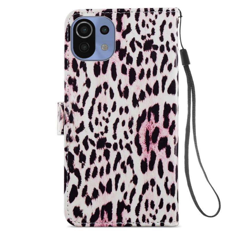 Folio Deksel Til Xiaomi Mi 11 Lite 5G NE / Mi 11 Lite 4G / 5G Leopardprint