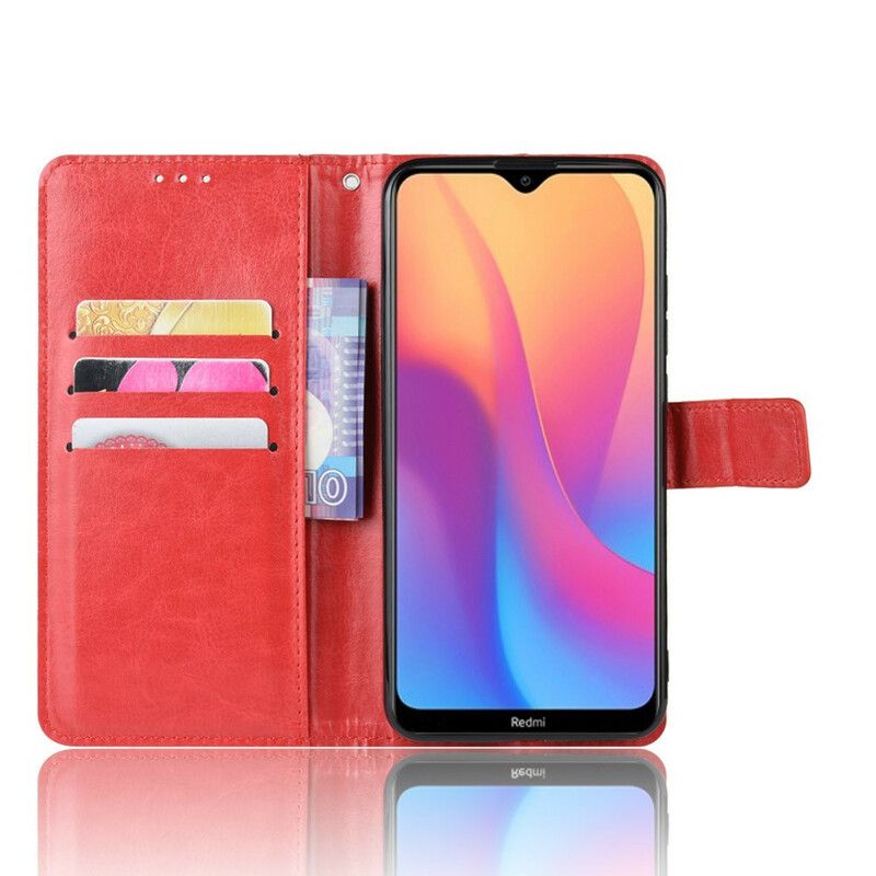 Folio Deksel Til Xiaomi Redmi 8A Plinkende Kunstskinn