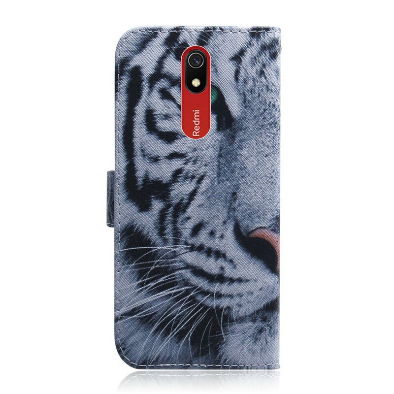 Folio Deksel Til Xiaomi Redmi 8A Tigeransikt