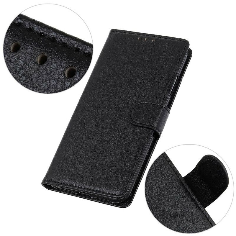 Folio Deksel Til Oppo A53 / A53s Faux Leather Litchi