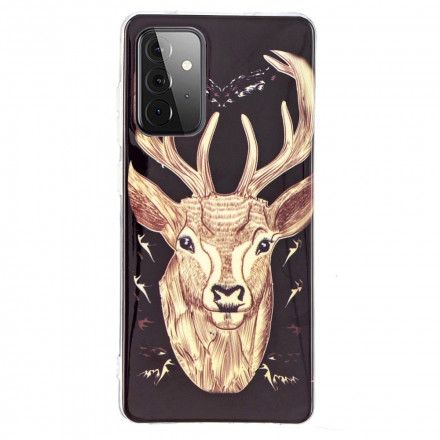 Deksel Til Samsung Galaxy A72 4G / 5G Fluorescerende Majestic Stag