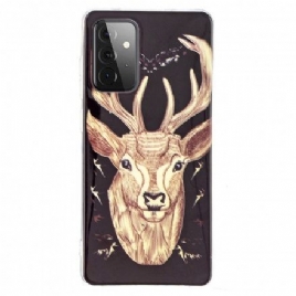 Deksel Til Samsung Galaxy A72 4G / 5G Fluorescerende Majestic Stag