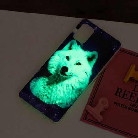 Deksel Til Samsung Galaxy A72 4G / 5G Fluorescerende Wolf Series