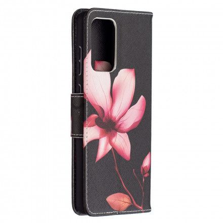 Folio Deksel Til Samsung Galaxy A72 4G / 5G Rosa Blomst