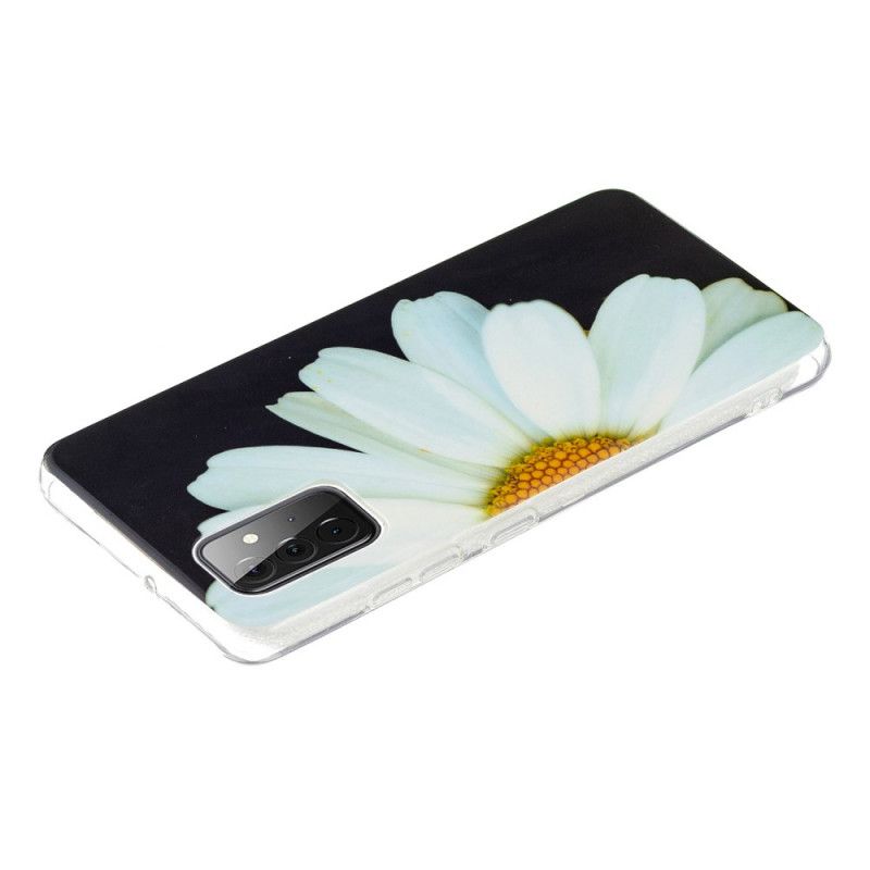 Mobildeksel Til Samsung Galaxy A72 4G / 5G Fluorescerende Blomsterserie