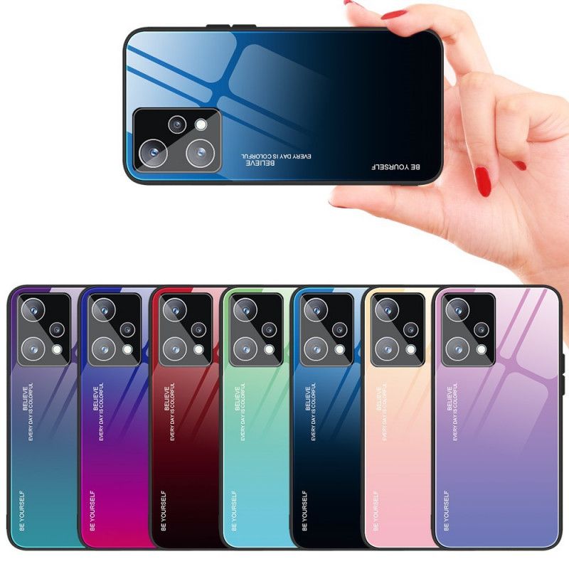 Deksel Til Realme 9 Pro Plus Vær Deg Selv Herdet Glass