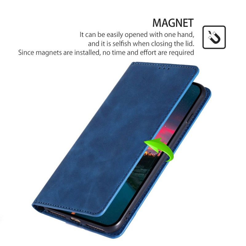 Folio Deksel Xiaomi 14 Pro Semsket Skinneffekt