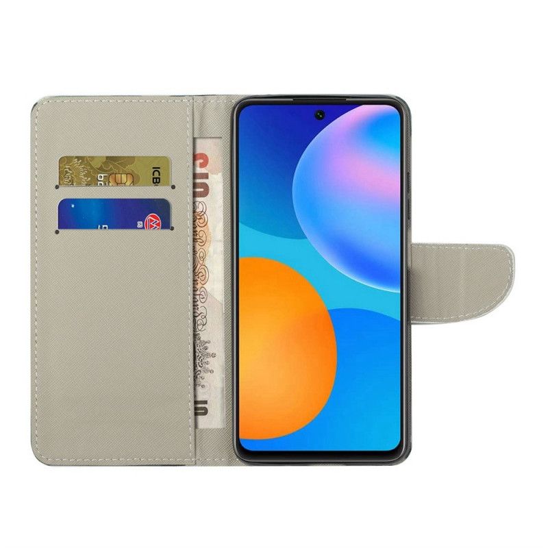 Folio Deksel Til Samsung Galaxy M53 5G Hold Deg Rolig Og Gnist