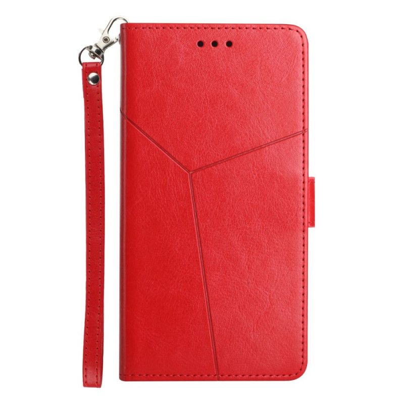 Folio Deksel Til Samsung Galaxy M53 5G Y Design Leather Style