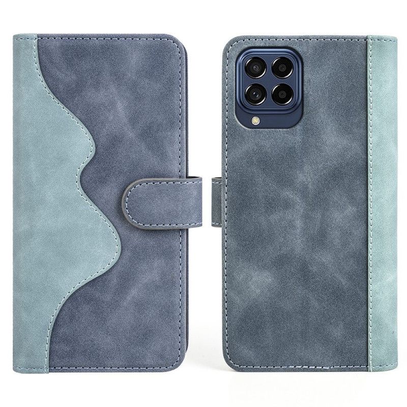 Lærdeksel Til Samsung Galaxy M53 5G Wave Leather Style