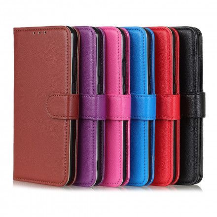 Folio Deksel Til Poco X3 / X3 Pro / X3 NFC Faux Leather Litchi