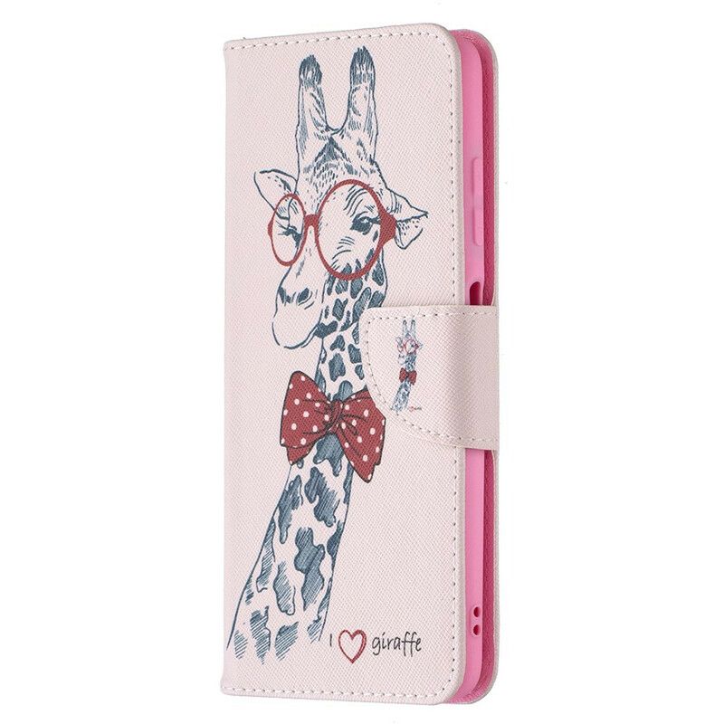 Folio Deksel Til Poco X3 / X3 Pro / X3 NFC Nerdete Giraff