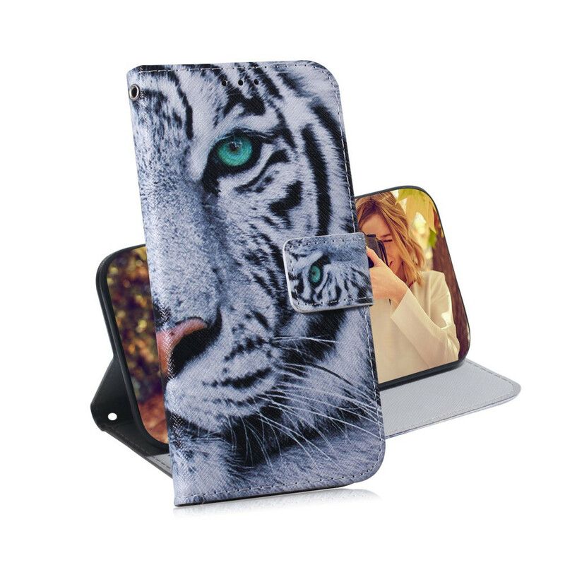 Folio Deksel Til Poco X3 / X3 Pro / X3 NFC Tigeransikt