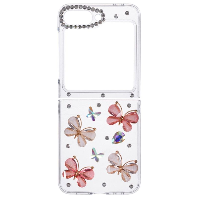 Deksel Samsung Galaxy Z Flip 6 Rhinestone Dekor Beskyttelse Deksel