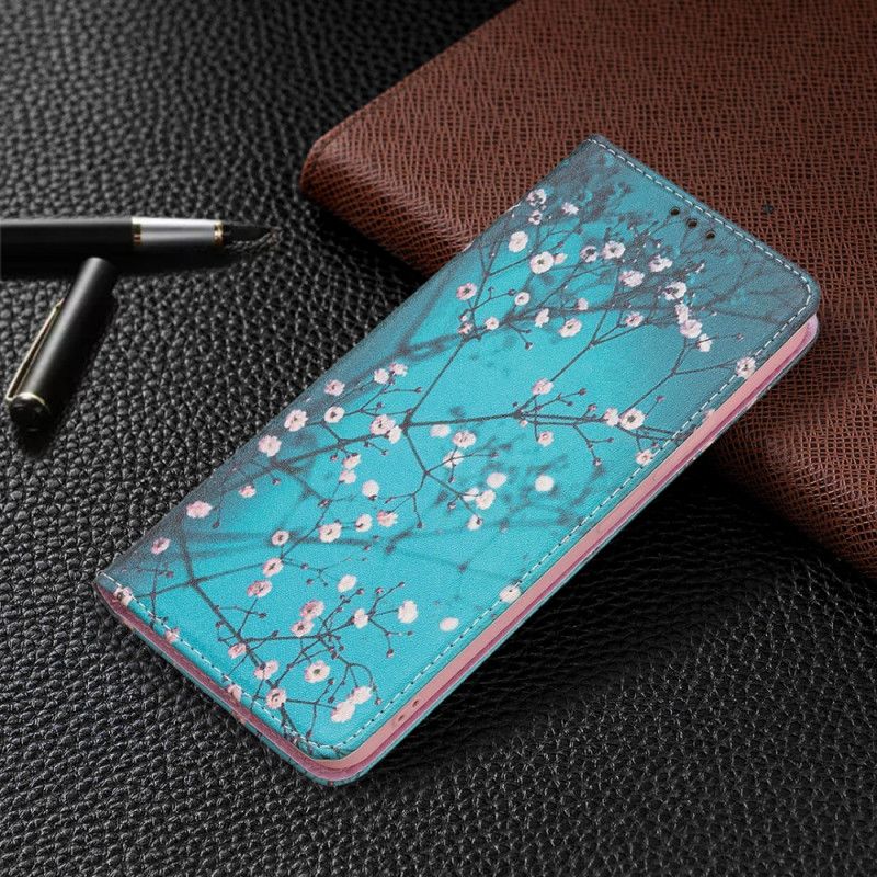 Beskyttelse Deksel Til Xiaomi Redmi Note 11 Pro Plus 5G Folio Deksel Blomstrende Grener