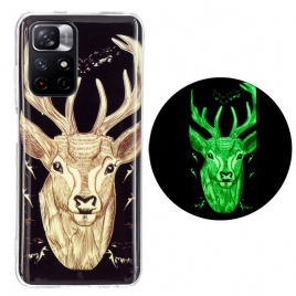 Deksel Til Xiaomi Redmi Note 11 Pro Plus 5G Fluorescerende Majestic Stag