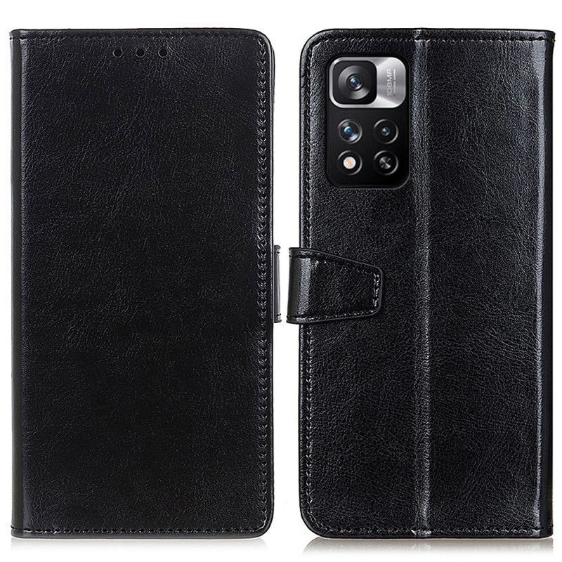 Folio Deksel Til Xiaomi Redmi Note 11 Pro Plus 5G Skinny Leather Effect