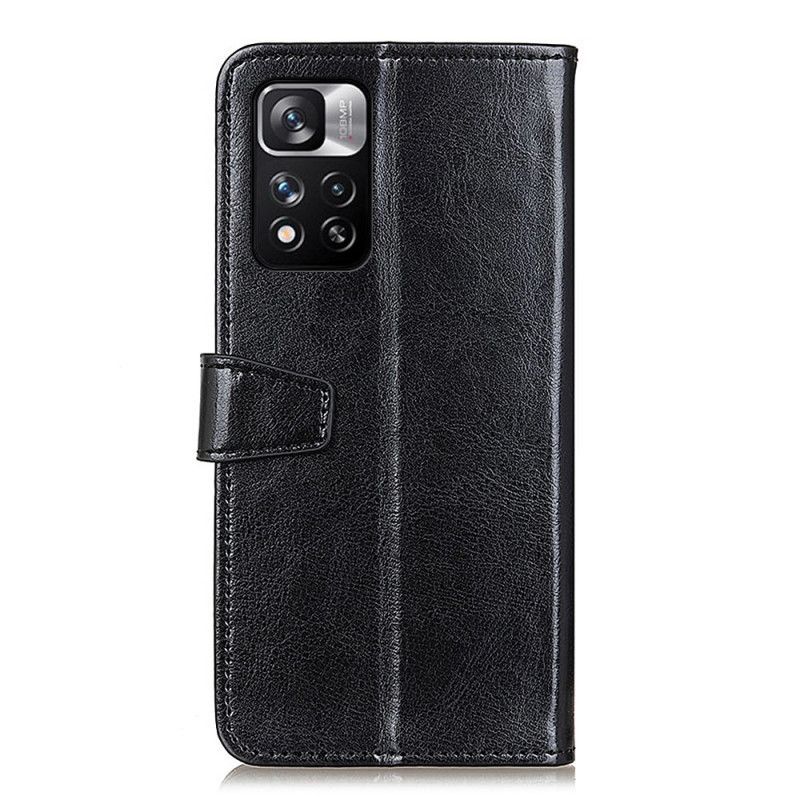 Folio Deksel Til Xiaomi Redmi Note 11 Pro Plus 5G Skinny Leather Effect