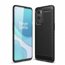 Deksel Til OnePlus 9 Pro Børstet Karbonfiber