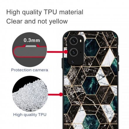 Deksel Til OnePlus 9 Pro Farget Geometrimarmor