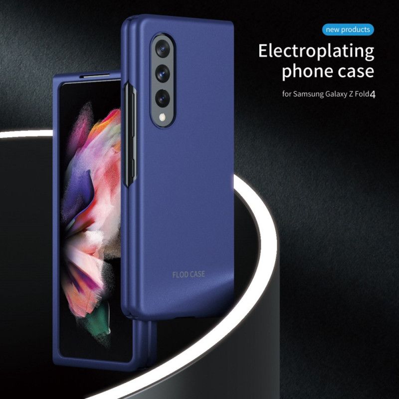 Deksel Til Samsung Galaxy Z Fold 4 Flod-etui Metallisk