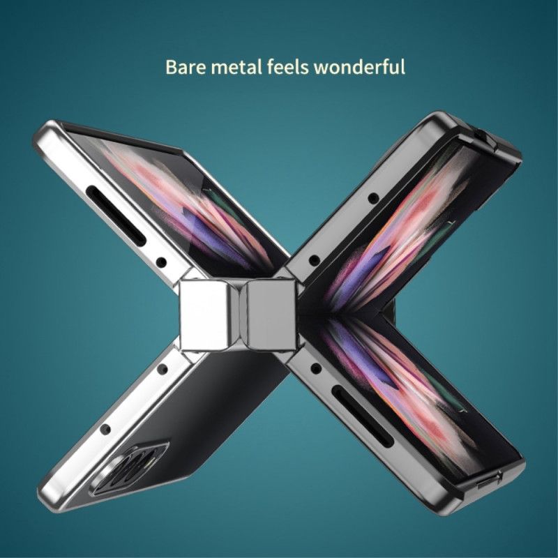 Deksel Til Samsung Galaxy Z Fold 4 Klart Metallhengslet