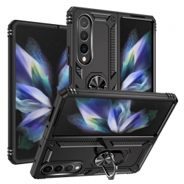 Deksel Til Samsung Galaxy Z Fold 4 Militær Rang Med Ring