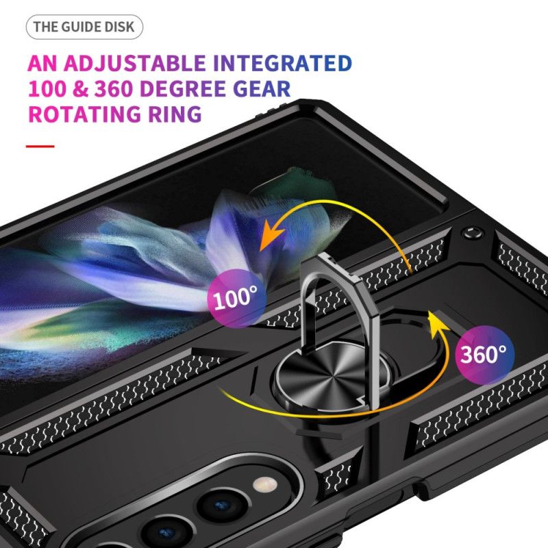 Deksel Til Samsung Galaxy Z Fold 4 Militær Rang Med Ring