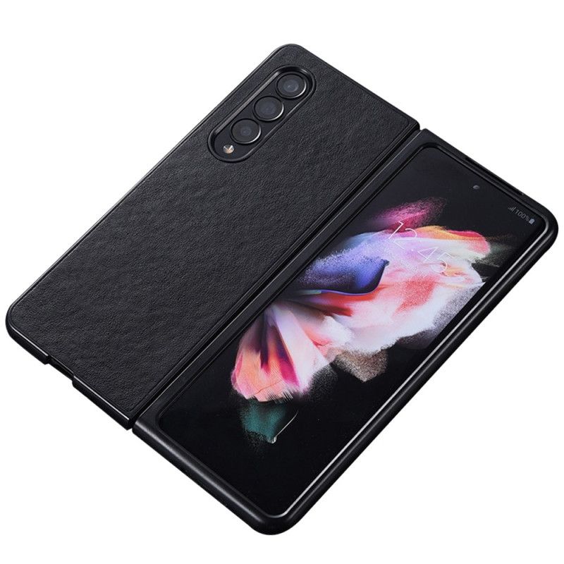 Deksel Til Samsung Galaxy Z Fold 4 Nylon Tekstur Kunstskinn