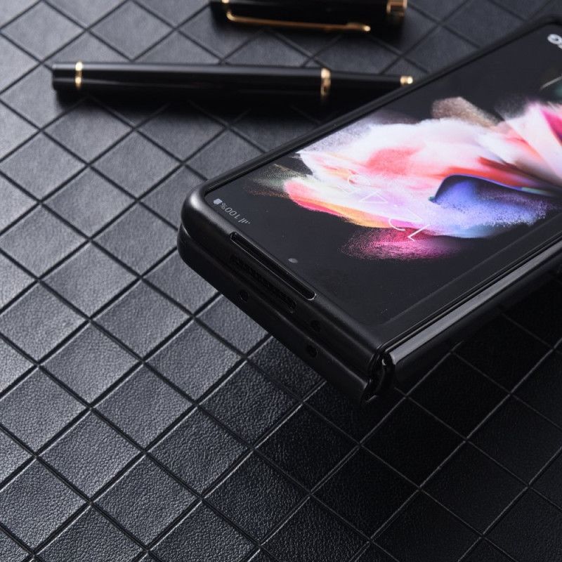 Deksel Til Samsung Galaxy Z Fold 4 Nylon Tekstur Kunstskinn