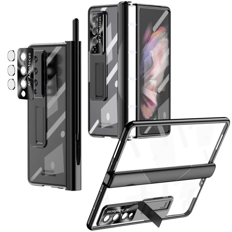 Deksel Til Samsung Galaxy Z Fold 4 Transparent Herdet Glass Og Hengsel