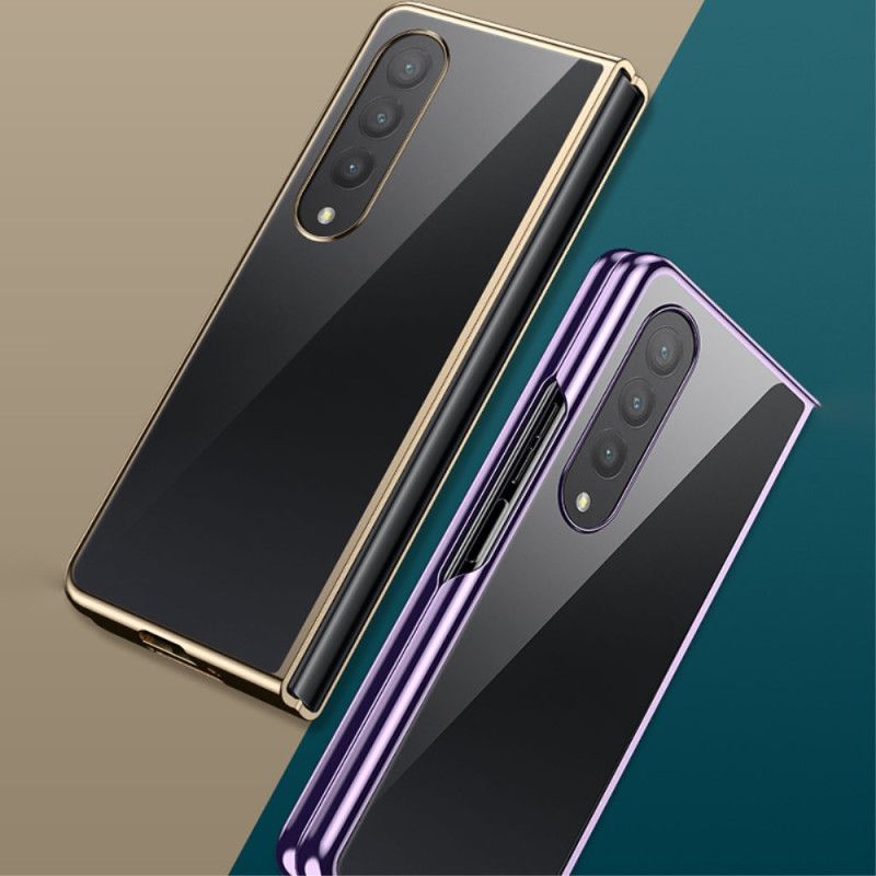 Deksel Til Samsung Galaxy Z Fold 4 Transparent Metallisk