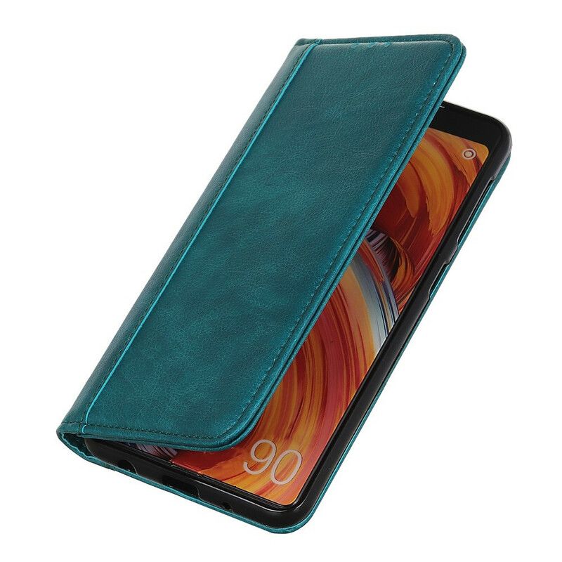 Beskyttelse Deksel Til Samsung Galaxy A41 Folio Deksel Klassisk Split Litchi Leather