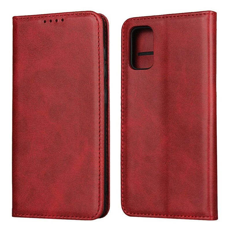 Beskyttelse Deksel Til Samsung Galaxy A41 Folio Deksel Sobriety Leather Style