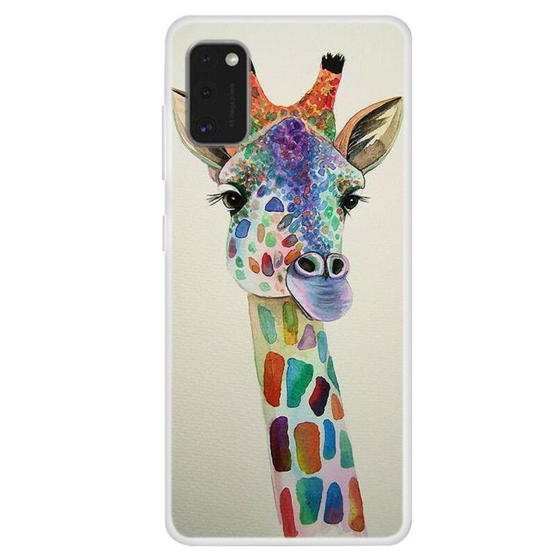 Deksel Til Samsung Galaxy A41 Fargerik Giraff