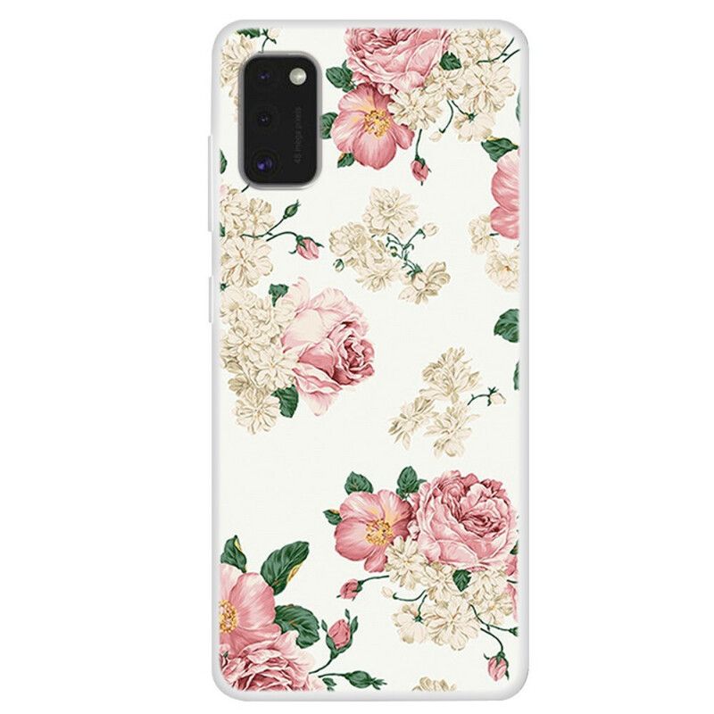 Deksel Til Samsung Galaxy A41 Frihetsblomster