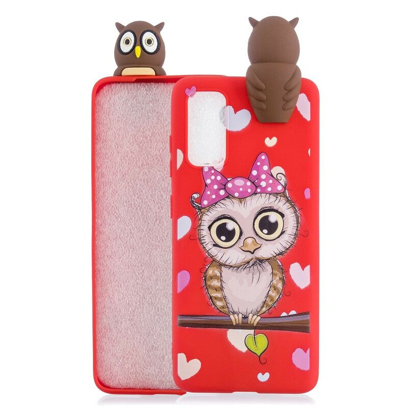 Deksel Til Samsung Galaxy A41 Miss Owl 3d