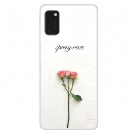 Deksel Til Samsung Galaxy A41 Spray Roses